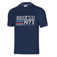 T-SHIRT SPARCO 1977 01329 BLU