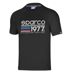 T-SHIRT SPARCO 1977 01329 NERO