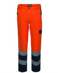 PANTALONE ROSSINI A00130 ARANCIO HV/BLU