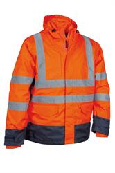 PARKA COFRA TELSEN ARANCIO HV